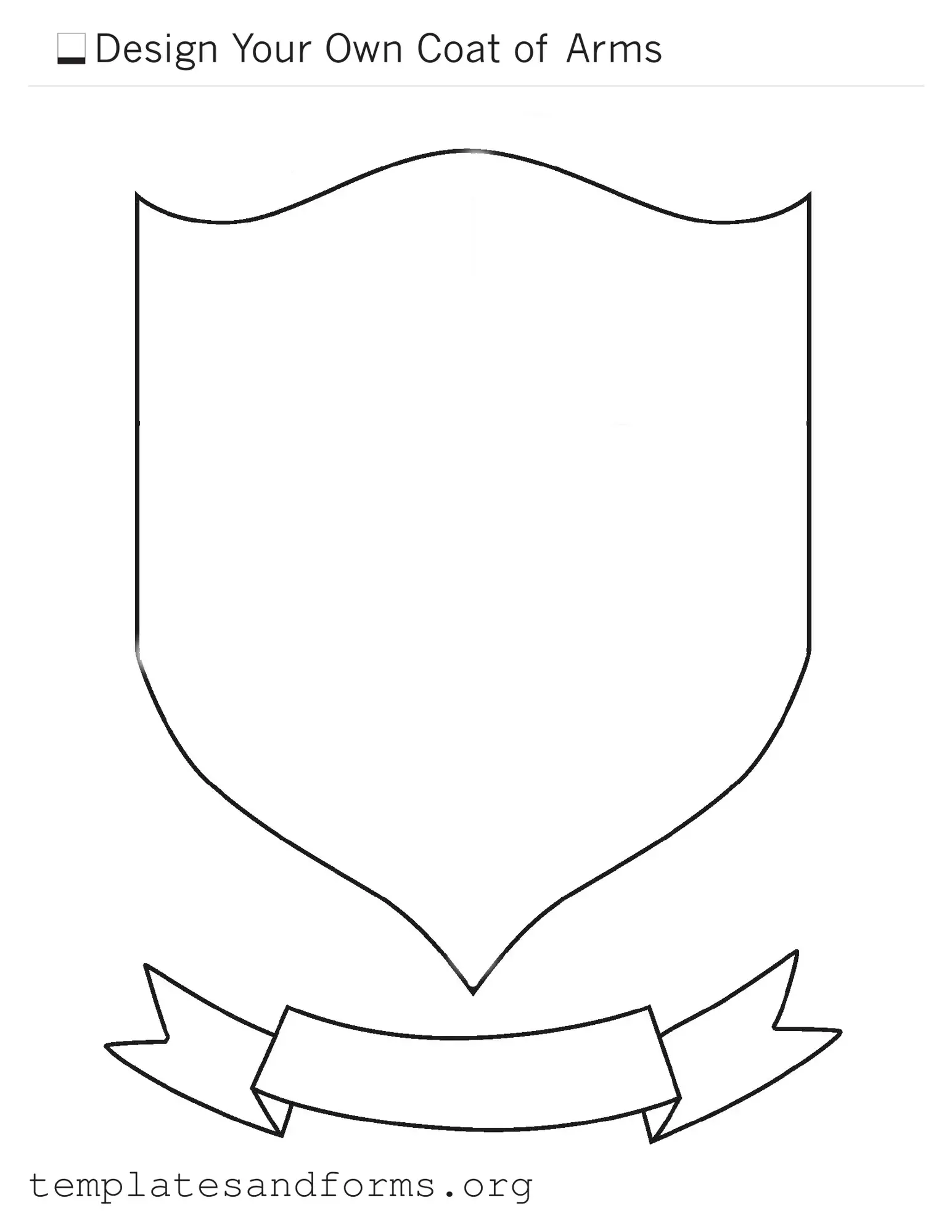 Fill in a Valid Coat Of Arms Form