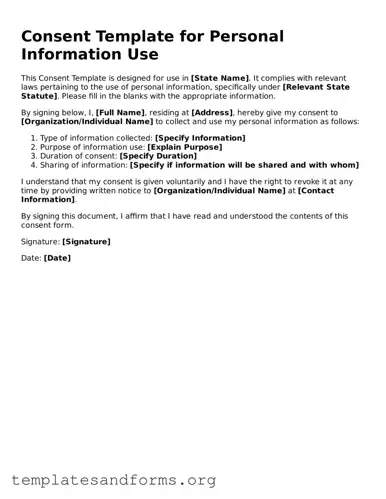 Blank Consent Document