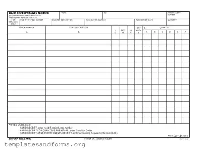 Fill in a Valid Da Form