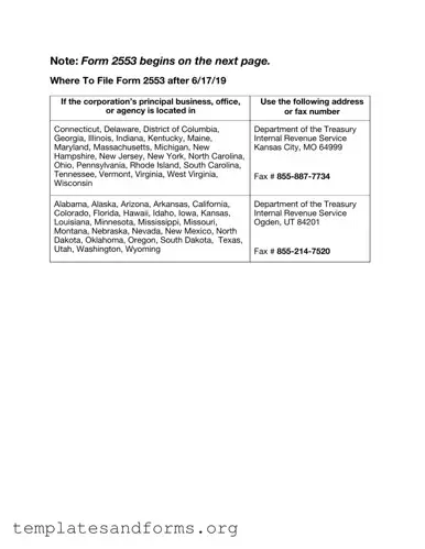 Fill in a Valid IRS 2553 Form