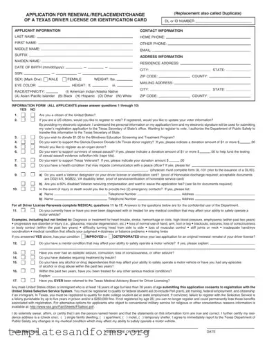 Fill in a Valid DL-43 Form