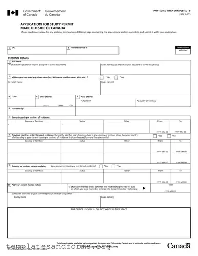 Fill in a Valid Imm 1294 Form