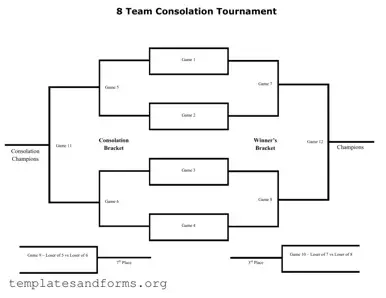 Fill in a Valid Tournament Consolation Bracket Form